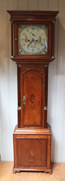 SMALL COUNTRY 8 DAY LONGCASE CLOCK (ENGLAND, 1813) 1 SMALL COUNTRY 8 DAY LONGCASE CLOCK (ENGLAND, 1813)